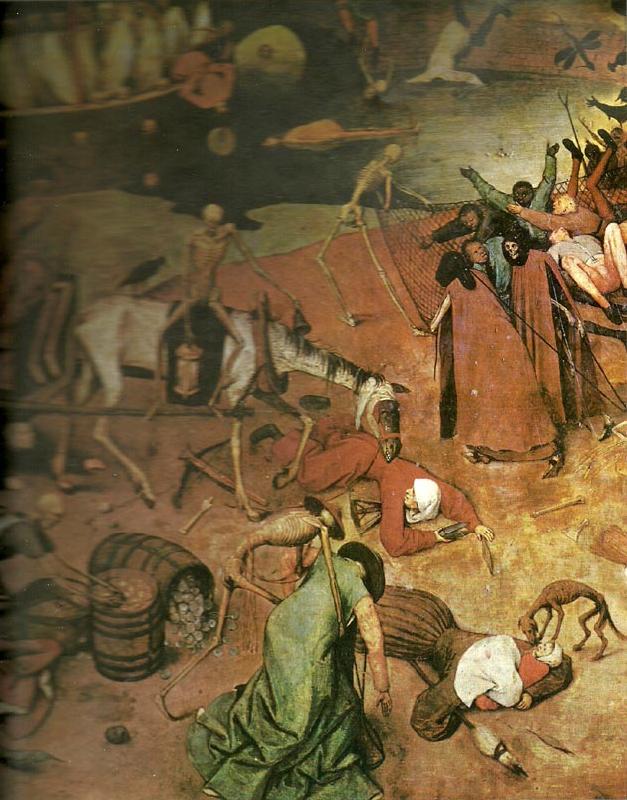 Pieter Bruegel detalj fran dodens triumf.omkr oil painting picture
